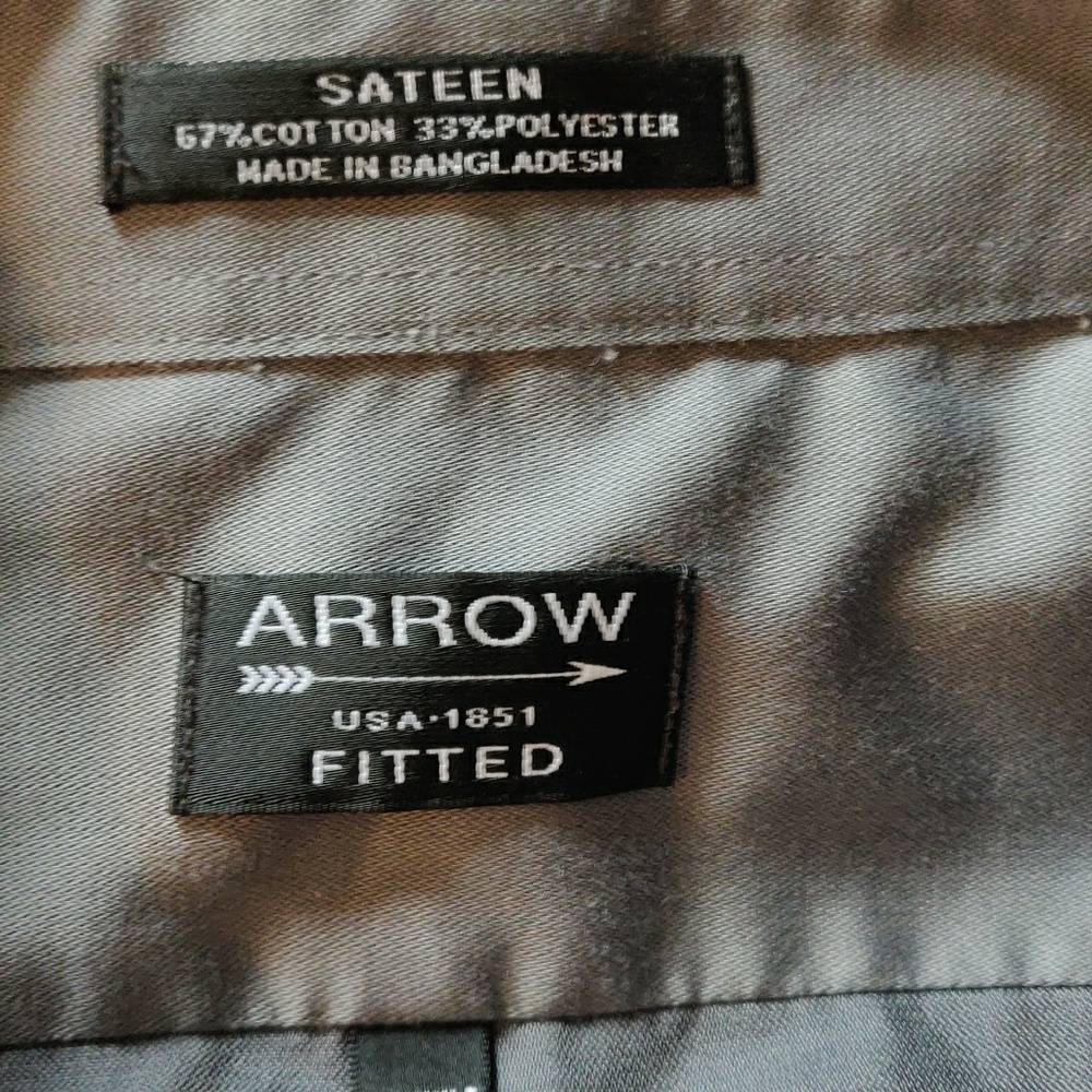Arrow Sateen button down shirt